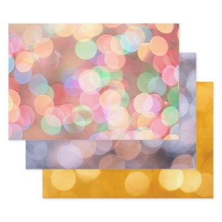 Christmas Light Bokeh Bubbles Wrap Craft Paper