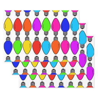 Christmas Lightbulbs Pattern  Sheets