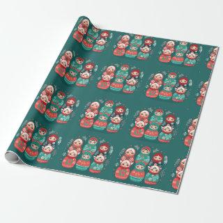 Christmas Matryoshka Nesting Doll