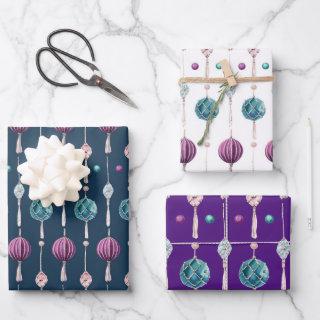 Christmas Modern Stunning Bauble Pattern  Sheets