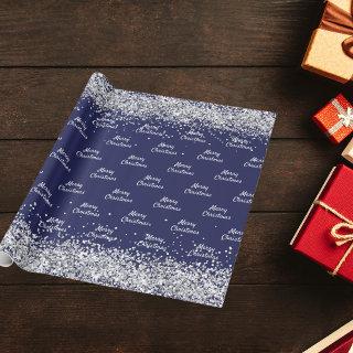 Christmas navy blue silver elegant