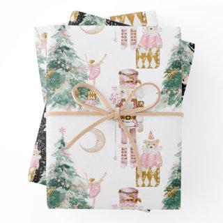 Christmas Nutcracker pink winter wonderland   Sheets