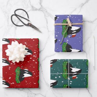 Christmas Orca Killer Whale   Sheets