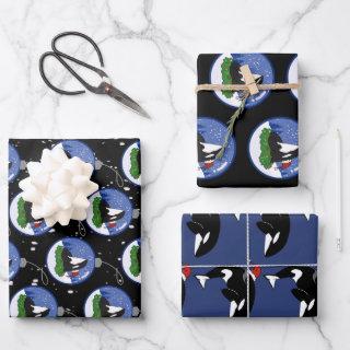 Christmas Orca Killer Whale   Sheets