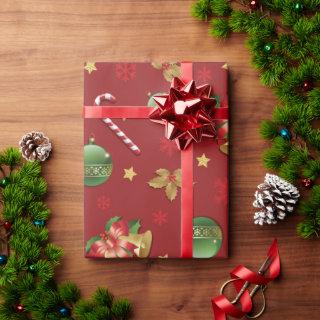 Christmas Ornamant  & Candy Cane Pattern