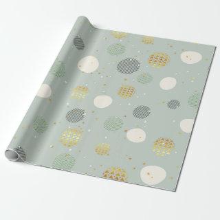 Christmas Pattern Pastel Abstract Christmas Ball