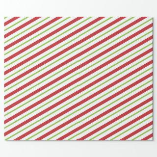 Christmas Pattern Peppermint Candy Cane Stripes