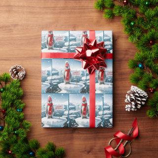 Christmas Penguin On Iceberg