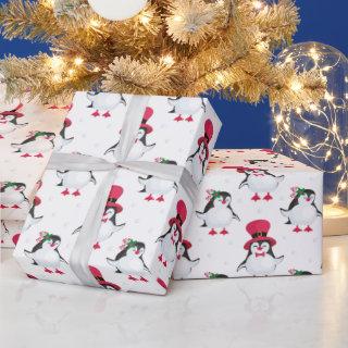 Christmas Penguin with top hat
