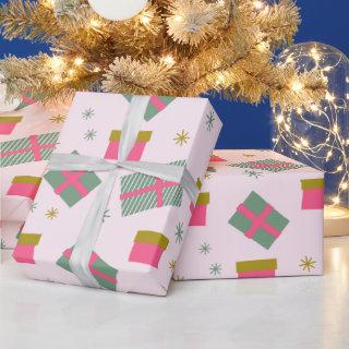 Christmas Presents and Snowflakes Modern Christmas