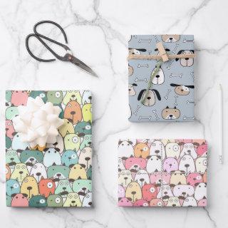 Christmas Pups Dogs  Sheets