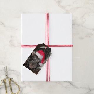 Christmas rat gift tags (pack of 10)