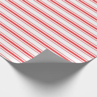 Christmas Red Mattress Ticking Bed Stripes