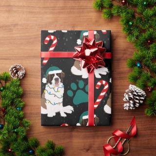 Christmas Saint Bernard