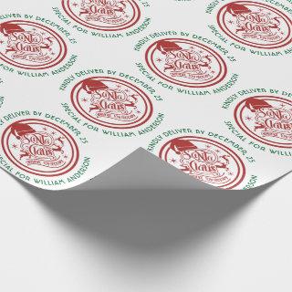 Christmas Santa Clause Delivery Personalized Wrapp