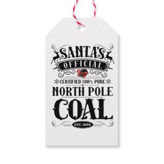 Christmas - Santa's North Pole Coal Tag