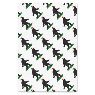 Christmas Squatch - Squatchin' with Candy Canes Tissue Paper