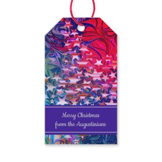 CHRISTMAS STARS | Abstract Winter | Purple CUSTOM Gift Tags