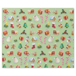 Christmas Stickers Festive Pattern