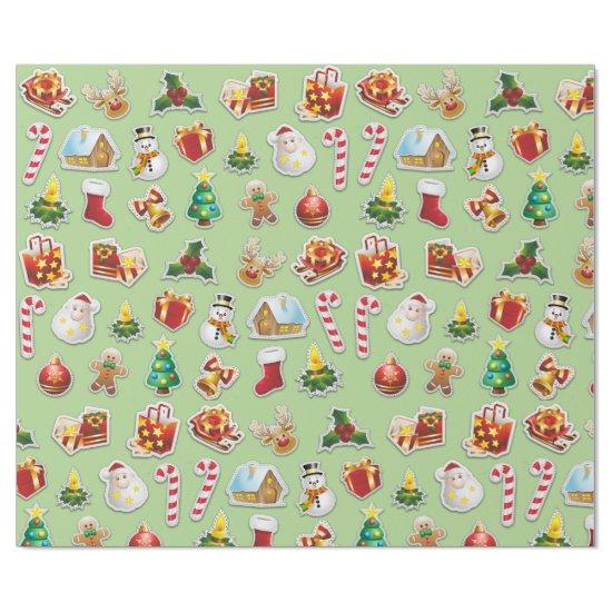 Christmas Stickers Festive Pattern
