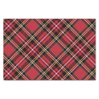 Christmas Tartan Pattern Tissue Paper