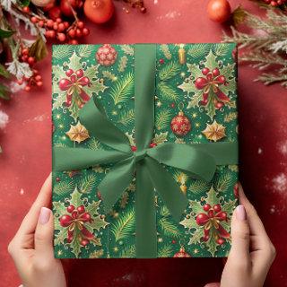 Christmas Theme Festive Colorful Pattern