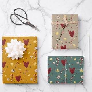 Christmas Theme Hand-Drawn Seamless Pattern  Sheets