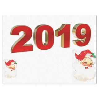 Christmas Tissue Paper, 2019 Santa Tissue Paper