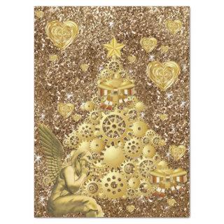 Christmas Tissue Paper Gold Angel