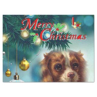 Christmas Tissue Paper, Merry Christmas, Dog Tissue Paper