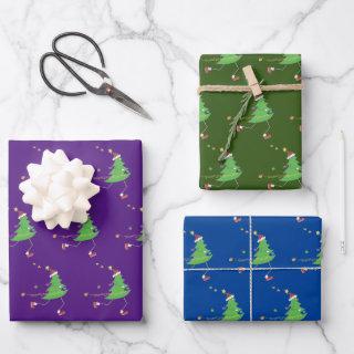 Christmas Tree Runner Running Set
