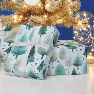 Christmas Trees and Stars Modern Christmas