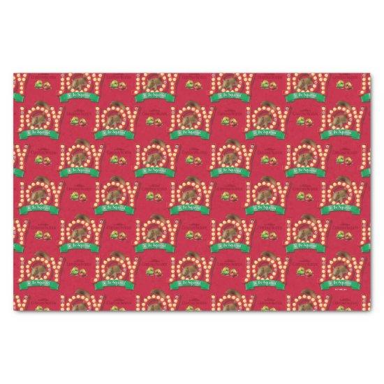 Christmas Vacation | Joy to the Squirrel Pattern Tissue Paper