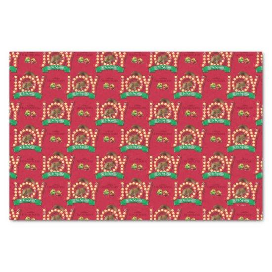 Christmas Vacation | Joy to the Squirrel Pattern Tissue Paper