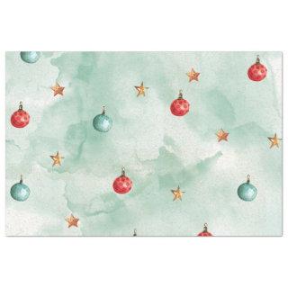 Christmas Watercolor GoldI Design 21 Tissue Paper