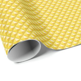 Chrome yellow, enamel look, studded grid