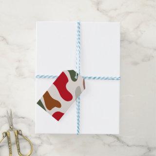 Chrstmas theme : a cute simple pattern gift tags