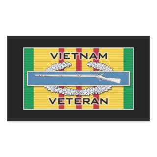 CIB Vietnam Veteran Rectangular Sticker