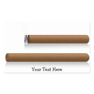 Cigars (personalized) rectangular sticker