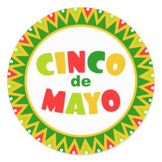 Cinco de Mayo Classic Round Sticker