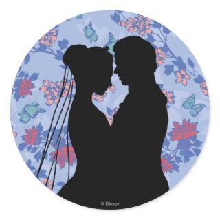 Cinderella And Prince Charming Classic Round Sticker