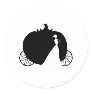 Cinderella Coach Classic Round Sticker
