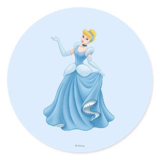 Cinderella Dancing Classic Round Sticker