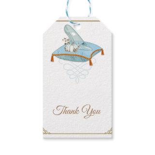 Cinderella Glass Slipper Elegant Bridal Shower Gift Tags