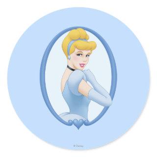 Cinderella in Frame Classic Round Sticker