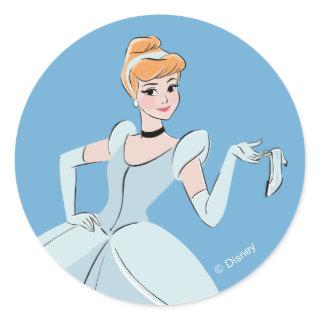 Cinderella Magical Moment Classic Round Sticker