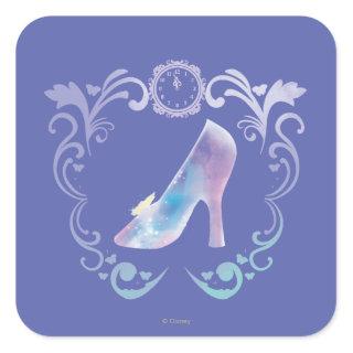 Cinderella's Glass Slipper Square Sticker