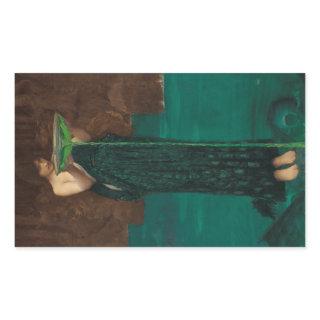Circe Invidiosa by John William Waterhouse Rectangular Sticker