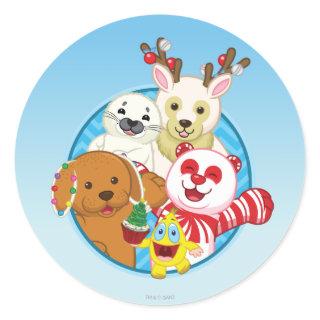Circle of Friends Classic Round Sticker