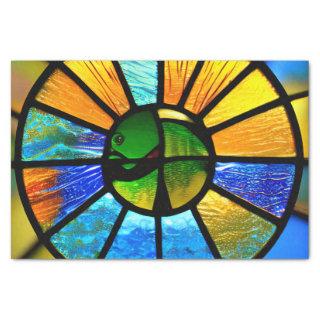 Circle Stained Glass Effect Decoupage Tissue Paper